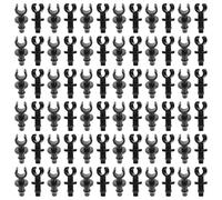 iplusmile Micro Irrigation Tube Fittings No Glue Required 100pcs 4/7 End Plug Set Plastic Hose Barbed End Caps with 3-4mm Pe Tube Hole, Easy to Install Irrigation Fittings for Garden Use