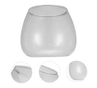 iplusmile Microlandschaft Terrarium Glass Vase with Beveled Opening Transparent Succulent Plant Container for Micro Ecology Environment Thickened Glass Bottle for Home Bedroom Store