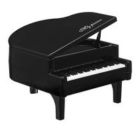 iplusmile Mini Black Piano Ornament Desktop Decor Plastic Miniature Piano Adornment for Photography Prop and Dollhouse Accessories Home Decoration