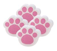 iplusmile Mirror Scrubber Sponges and 4pcs Cat Claw Shaped Made of Polyester Acrylic Foam , Gentle Design Versatile Cleaning Tool for Bathroom Mirrors and Kitchen Surfaces