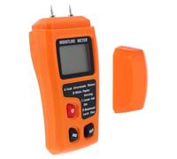 iplusmile Moisture Meter for Wood and Wall Damp Detection, Orange Portable LCD Moisture Tester with Probes, Suitable for Home Use and Cardboard Packaging