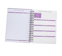 iplusmile Monthly Budget Notebook Spiral Planner for Money Organization Financial Organizer for Office Students and Teachers with Stylish Design and Long Term Use