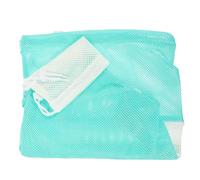 iplusmile Multi-purpose Cat Bath Bag Anti-scratch Design, Sturdy Pet Pouch for Grooming and Washing, Portable Green-white Cat Washing and Grooming Fixed Bag for Outdoor Use