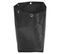 iplusmile Multifunctional Janitorial Cart Bag Heavy Duty Cleaning Trolley Liner with Hooks for Waste Collection and Supplies Storage Reusable Canvas Tote for Commercial and Industrial Use