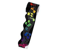 iplusmile Music Note Border Sticker Copperplate Adhesive Fade Resistant Classroom Blackboard Trim for Bulletin Boards Flexible DIY School and Home Wall Decals