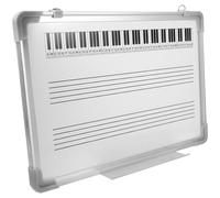iplusmile Musical Whiteboard Staff Notation Board 60X40Inch Smooth Aluminum Dry Erase Board for School Music Reading Lessons