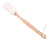 iplusmile Natural Loofah Back Scrubber with Wooden Handle, 37cm Long Bath Body Cleaning Brush for Shower, Detachable Bathing Sponge Suitable for Exfoliating and Deep Cleansing