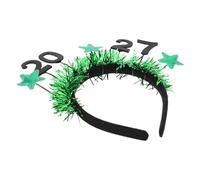 iplusmile New Year Star Headband 2027 with Tinsel Number Design, Ultra Lightweight Headwear for Nye Party Supplies, Easy to Carry Starshaped Headband for On-the- Parties and Family