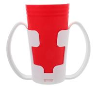 iplusmile Nosey Plastic Drinking Cup with Handle U-Shaped Non-Slip Tumbler for Seniors Special Needs and Daily Hydration