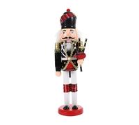 iplusmile Nutcracker Figurine Xmas Decor Nutcracker Soldier Ornament for Bookshelf Mantel Bedroom Living