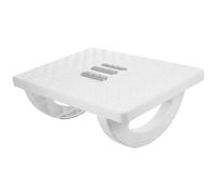 iplusmile Office Foot Rest Under Desk Adjustable Small White Rocking Footstool Non-Slip Practical Foot Rest for Home and Office Use