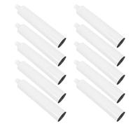 iplusmile Oil Paint Tubes Empty 10pcs 100ml White Aluminum Paint Tube with Precise Seal Design for Protecting Paint from Drying and Leaking, Refillable for Artists