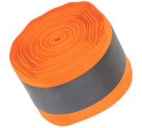 iplusmile Orange Reflective Safety Fabric Tape 1 Roll Polyester for Tents | Clothing Warning Strip, Reflective Ribbon for Vests, Outdoor Use in Bad Weather