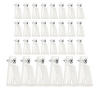 iplusmile Outdoor and Indoor String Light Hanger Hooks 30Pcs White Plastic Clips with Screws for Garden Lights and Party Decorations
