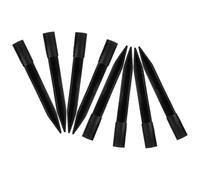 iplusmile Outdoor Plastic Light Stakes 8Pcs Black Versatile Ground Spikes for Garden Solar Lights and Party Decorations on Grass and Sand