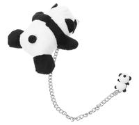iplusmile Panda Shoe Chain Charm for Sneakers, Plush 3d Cartoon Panda Butt Shoe Lace Decoration with Clip, Women’s Western Sneaker Accessories for Casual and Party Wear
