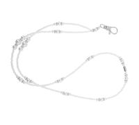 iplusmile Pearl Beaded Lanyard Necklace with Vertical Badge Reel, Id Card Holder and Key Strap for Women, Suitable for Cruise Ship and Workplace