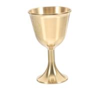 iplusmile Pentacle Brass Goblet for Rituals Vintage Drinking Cup for Ceremonies and Altar Use Unique Gothic Design for Wiccan and Pagan Practices