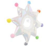 iplusmile Pet Anti-licking Collar Soft Polyester Neck White L Size Protective Cat Neck Cone for Post-surgery and Wound Care