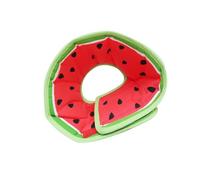 iplusmile Pet Dog Neck Collar with Fruit Design, Anti-bite and Soft Cotton Canvas Material, Charming Recovery Collar for Preventing Injury Trauma after Surgery or Wounds