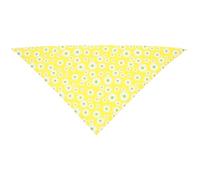iplusmile Pet Dog Triangular Bandana Double Flower Pattern Scarf for Special Occasions Lightweight and Easy to Tie for Parties and Photo Shoots Design