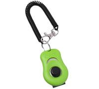 iplusmile Pet Training Sound Button with Whistle for Small Trick Training Green Abs Material Trainer for Sheep and Cat Obedience Tool