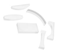 iplusmile Physical Optical Convex and Concave Lens Set for Physics Teaching, Glass Material Portable Design, for Middle School Science Experiments and Laboratory Use