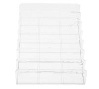 iplusmile Plastic Eyeshadow Palette Rack Cosmetic Holder with Multi-grid Design, Lightweight and Scratch Resistant Makeup Organiser for Dressing Table or Shopping Mall