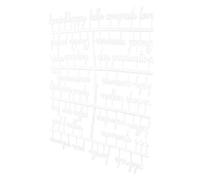 iplusmile Plastic Letters Easy to Replace White 2 Sets for Felt Message Boards with Large Capacity and Versatile Solution for Displaying Messages