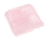 iplusmile Plush Manicure Decorative Background Mat with Mesh Fabric, Pink Long Pile Photo Backdrop for Nail Salon Photography and Live Streaming