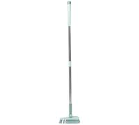 iplusmile Pool Brush Triangle Floor Scrubbing Brush, Blue Stainless Steel Plastic, Adjustable Handle, Dry and Wet Cleaning for Swimming Pool and Wall, Garden Ceiling