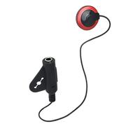 iplusmile Portable Acoustic Pickup for Guitar Violin Ukulele, Clip-on No Drilling Needed Instrument Microphone Pickup with Eq, Black Compact Design for Live Performance and Recording