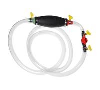 iplusmile Portable Manual Hand Pump Fuel Transfer Siphon Pump for Gasoline Diesel Oil Water Extraction with Hose and Switch Emergency Car Liquid Sucker for Fast Reliable Fuel and Water
