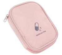 iplusmile Portable Medicine Storage Bag Small First Aid Kit Pouch with Oxford Cloth and Polyester Fiber, Practical and Sturdy for Business and Flights Travel Use
