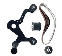 iplusmile Portable Mini Belt Sander Polishing Attachment for Metal Working, Handheld Cordless Belt Grinder Tool with Mirror Finish Function, Compatible with M10 Angle Grinder