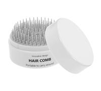 iplusmile Portable Mini Hair Brush for Women Paddle Detangling Comb with Scalp Massage Teeth Lightweight Travel Brush for Salon and Personal Use White
