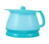 iplusmile Portable Potty Pot with Handle and Lid, Lightweight Plastic Urinal Bucket with Smooth Edges and Stable Base, Compact Design for Travel and Potty Training