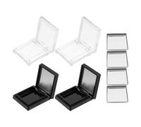 iplusmile Portable Refillable Blusher Container and Compact Eyeshadow Box Made of Plastic and Iron for Travel Carrying, Convenient Cosmetic Storage Tray for Home Use and On-the-go