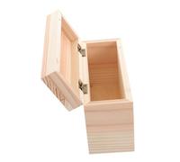 iplusmile Portable Wooden Ticket Storage Box with Magnetic Lid Multi Compartment Recipe and Kitchen Menu Holder Smooth Finish Organizer for Concert Sports Travel and Event Tickets Gift Ready