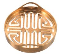 iplusmile Premium Copper Chinese Incense Press Mold with Smooth Edges Aroma Ash Seal Tool for Meditation Yoga Temple Living and Office Use