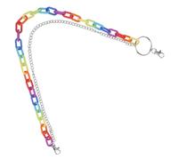 iplusmile Rainbow Belt Fashion Accessory Plastic Waist Chain for Women, Stylish and Unique Rainbow Modeling Waist Chain with Not Easy to Break and Deform Features, for Casual Wear