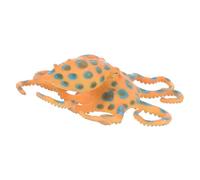 iplusmile Realistic Blue Ringed Octopus Model Plastic Simulation Sea Animal Safe and Sturdy Ocean Creature Figurine for Bedroom Nursery Decoration and Educational Play