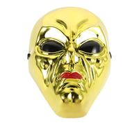 iplusmile Realistic Extraterrestrial Mask for Halloween and Party Decoration, Plastic Full Head Mask Comfortable Universal Fit, Unique Terrifying Design Creating a Mysterious and Eerie