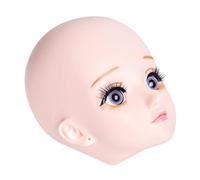 iplusmile Realistic Eyelash Practice Mannequin Head for Lash Extensions Training, Makeup Practice Face Model for Beginners, Sturdy Eyebrows and Lash Extension Tool