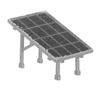 iplusmile Realistic Miniature Solar Panel Model for Miniature Landscapes and Model Villages, Black Plastic Micro Scene Decoration with Detailed Design, Stem Classroom Display Prop