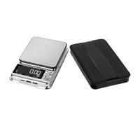 iplusmile Rechargeable Pocket Scale 500g X 0.01g with USB Charging and LED Backlight Screen, High Precision Accuracy Digital Gram Scale for Gold and Spices, Portable Desktop Jewelry Tool