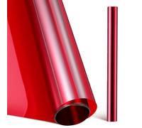 iplusmile Red Acetate Light Diffuser Film Made of Pet with Smooth Cutting Edge and Lightweight Design, as A Filter Spotlight Gel for Photography and Studio Lighting Enhancement