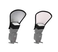 iplusmile Reflector Flash 2pcs Diffuser Camera Softbox with Pu and Reflective Material, Multi-purpose for Outdoor Photography, Compatible with Speedlight Models