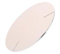 iplusmile Refractory Burning Pad Round Silicon Carbide Kiln Firing Mat, Ceramic Support Tool for Pottery Works and Ceramic Pieces, Reusable for Kiln Firing and Glazing