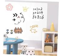 iplusmile Removable Electrostatic Whiteboard Wall Sticker Large Dry Erase Writing Surface Static Adhesive Whiteboard for Teaching Doodling Memo Recording Damage Application